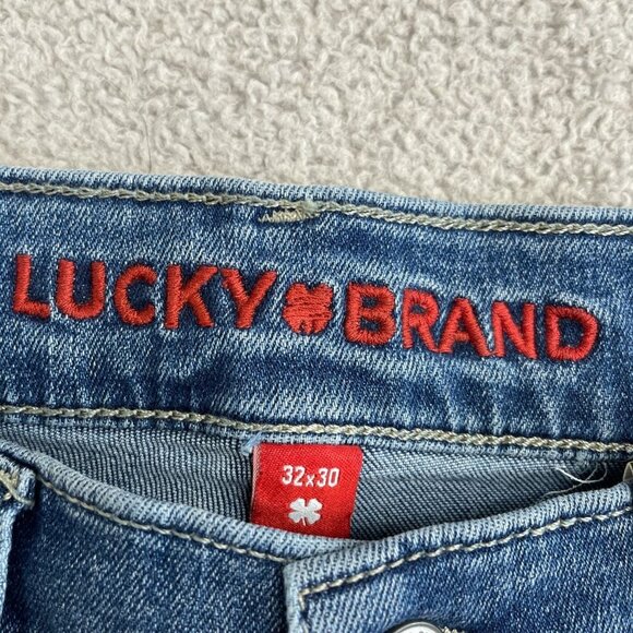 NEW Lucky Brand 223 Straight Men's 32x30 Stretch Denim Jeans - Picture 6 of 7